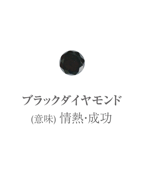 ブラックダイヤモンド画像 石の意味は情熱・成功